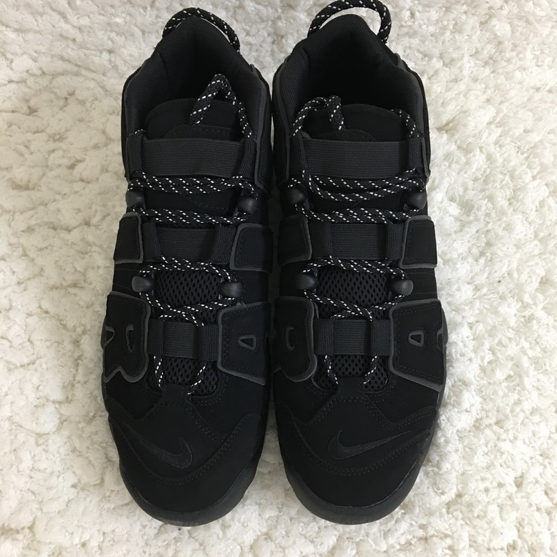 Authentic  Nike Air More Uptempo 3M “Triple Black”